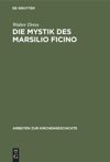 book: Die Mystik des Marsilio Ficino