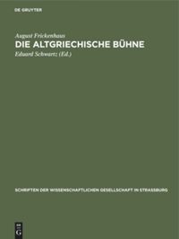 book: Die altgriechische Bühne