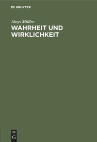 book: Wahrheit und Wirklichkeit