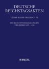 book: Band XX Die Reichsversammlungen der Jahre 1455 bis 1458