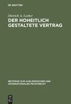 book: Der hoheitlich gestaltete Vertrag