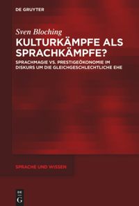 book: Kulturkämpfe als Sprachkämpfe?