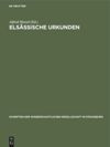 book: Elsässische Urkunden