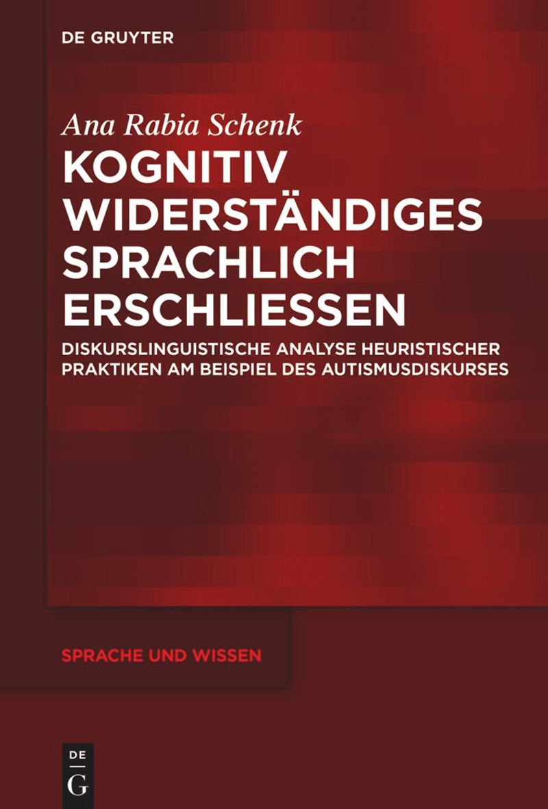 book: Kognitiv Widerständiges sprachlich erschließen