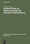 book: Disparition et survivances du franco-provençal