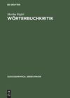 book: Wörterbuchkritik