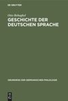 book: Geschichte der deutschen Sprache