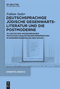 book: Deutschsprachige jüdische Gegenwartsliteratur und die Postmoderne
