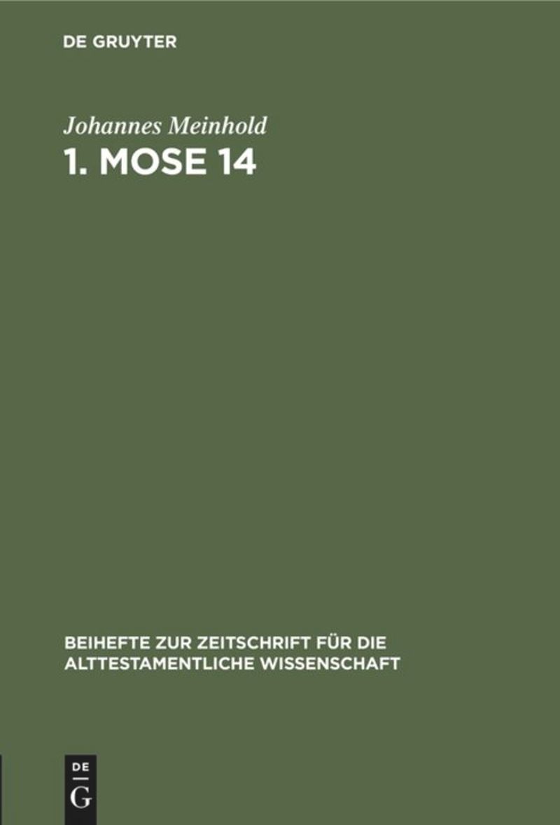 book: 1. Mose 14