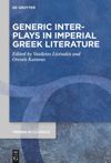 book: Generic Interplays in Imperial Greek Literature