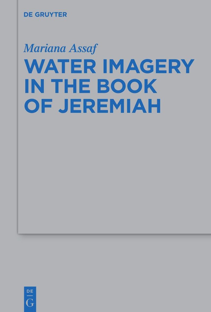 book: Water Imagery in the Book of Jeremiah