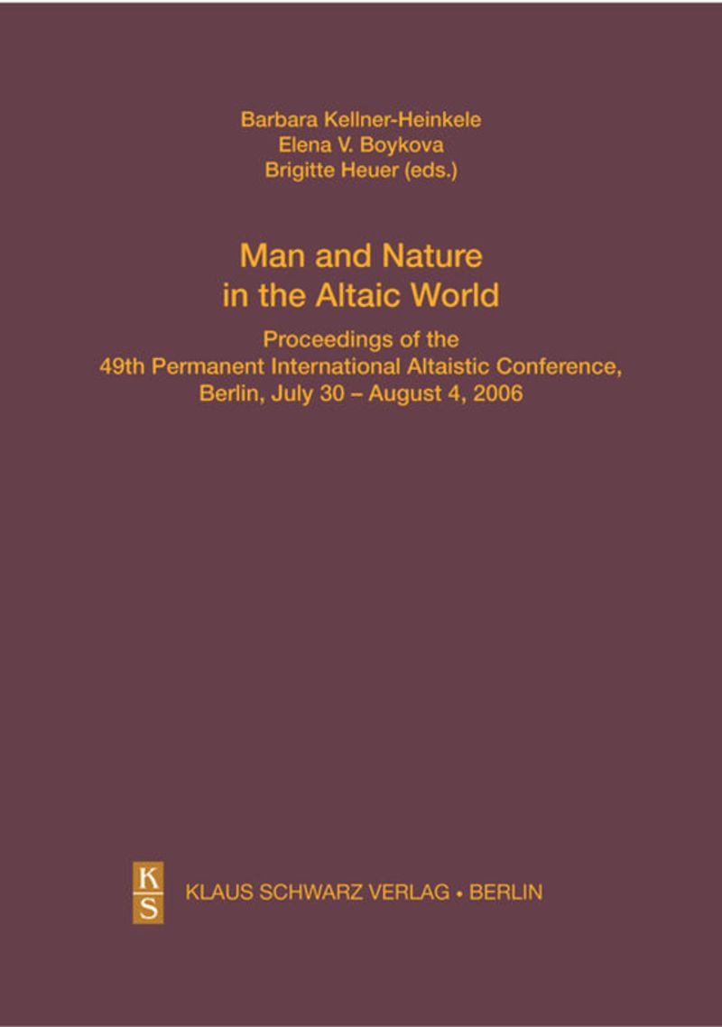 book: Man and Nature in the Altaic World.
