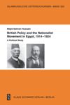 British Policy and the Nationalist Movement in Egypt, 1914-1924