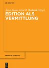 book: Edition als Vermittlung