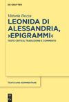 book: Leonida di Alessandria, ›Epigrammi‹