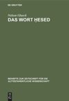 book: Das Wort Ḥesed