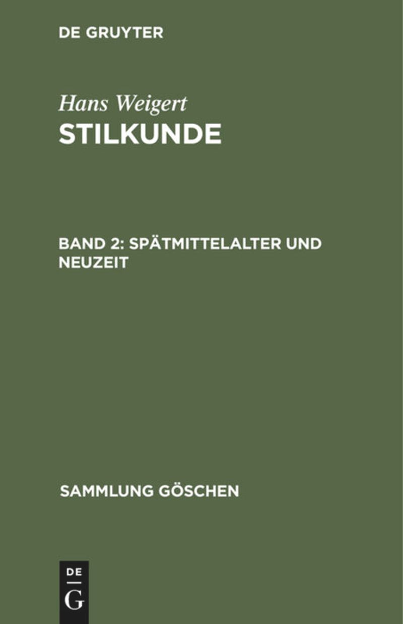 book: Band 2 Spätmittelalter und Neuzeit
