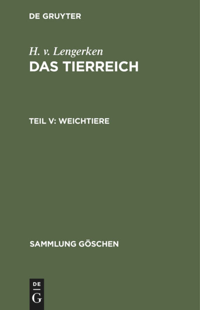 book: Teil V Weichtiere