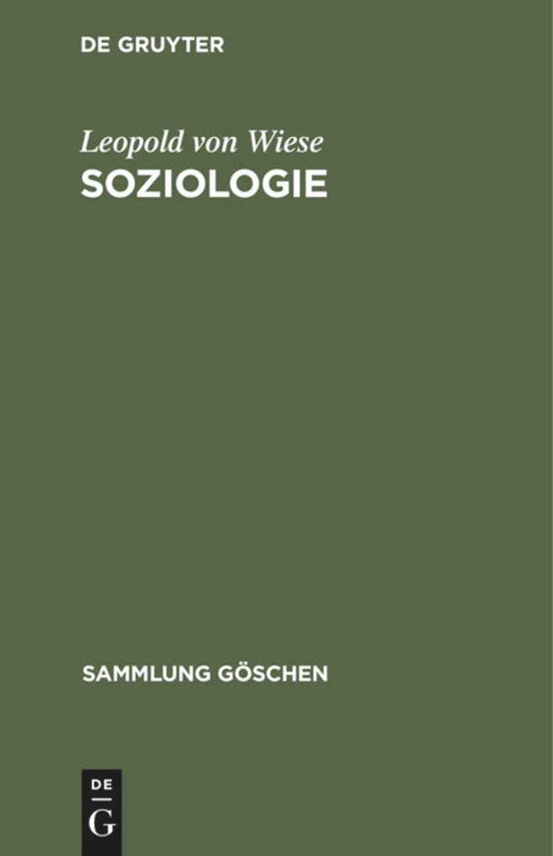 book: Soziologie