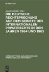 book: Die deutsche Rechtsprechung auf dem Gebiete des Internationalen Privatrechts in den Jahren 1964 und 1965