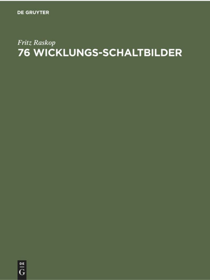 book: 76 Wicklungs-Schaltbilder