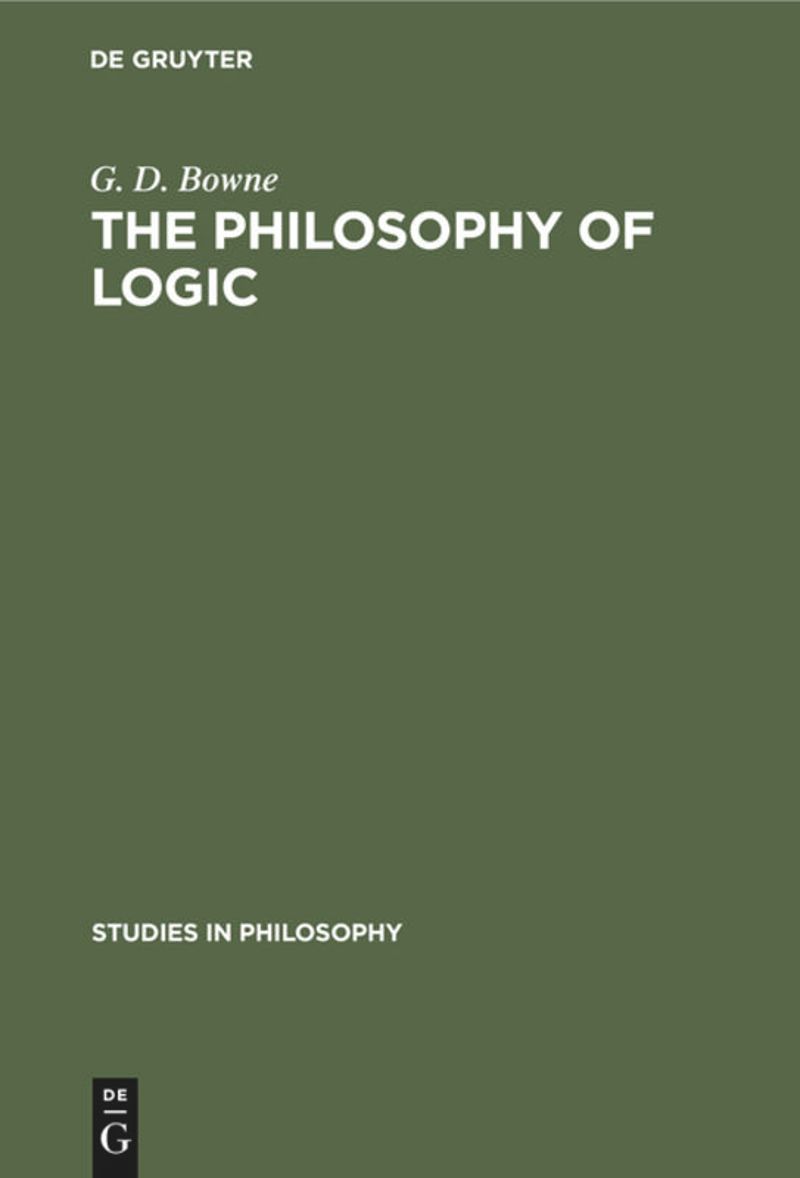 book: The Philosophy of Logic