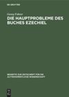 book: Die Hauptprobleme des Buches Ezechiel