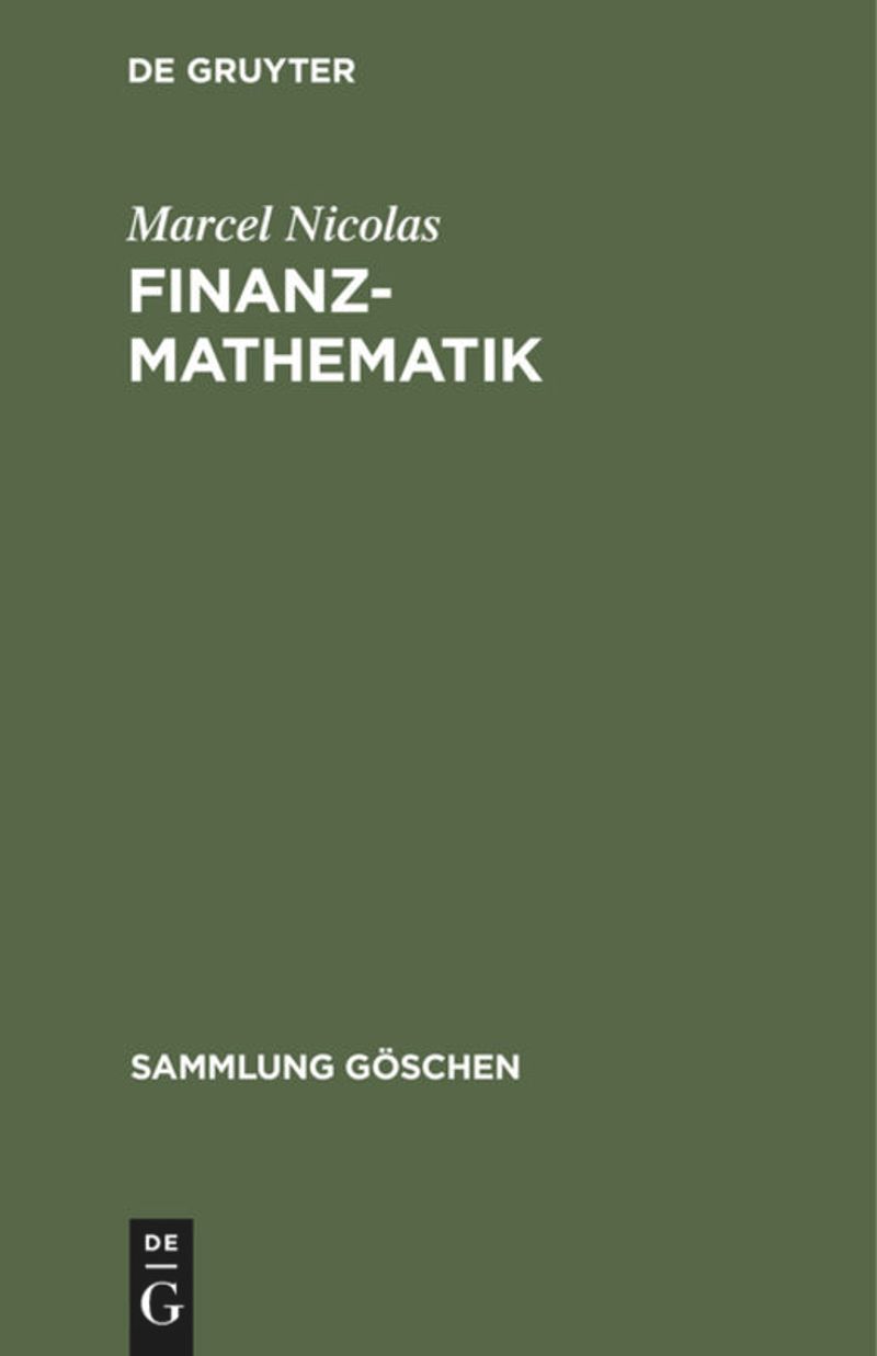 book: Finanzmathematik