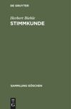 book: Stimmkunde