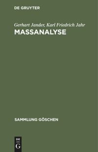 book: Massanalyse