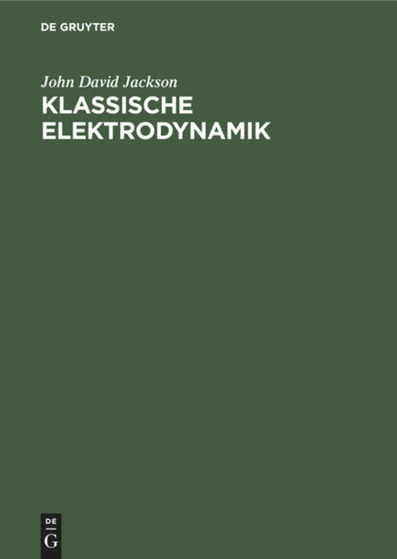book: Klassische Elektrodynamik
