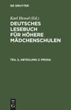 book: Teil 2, Abteilung 2 Prosa