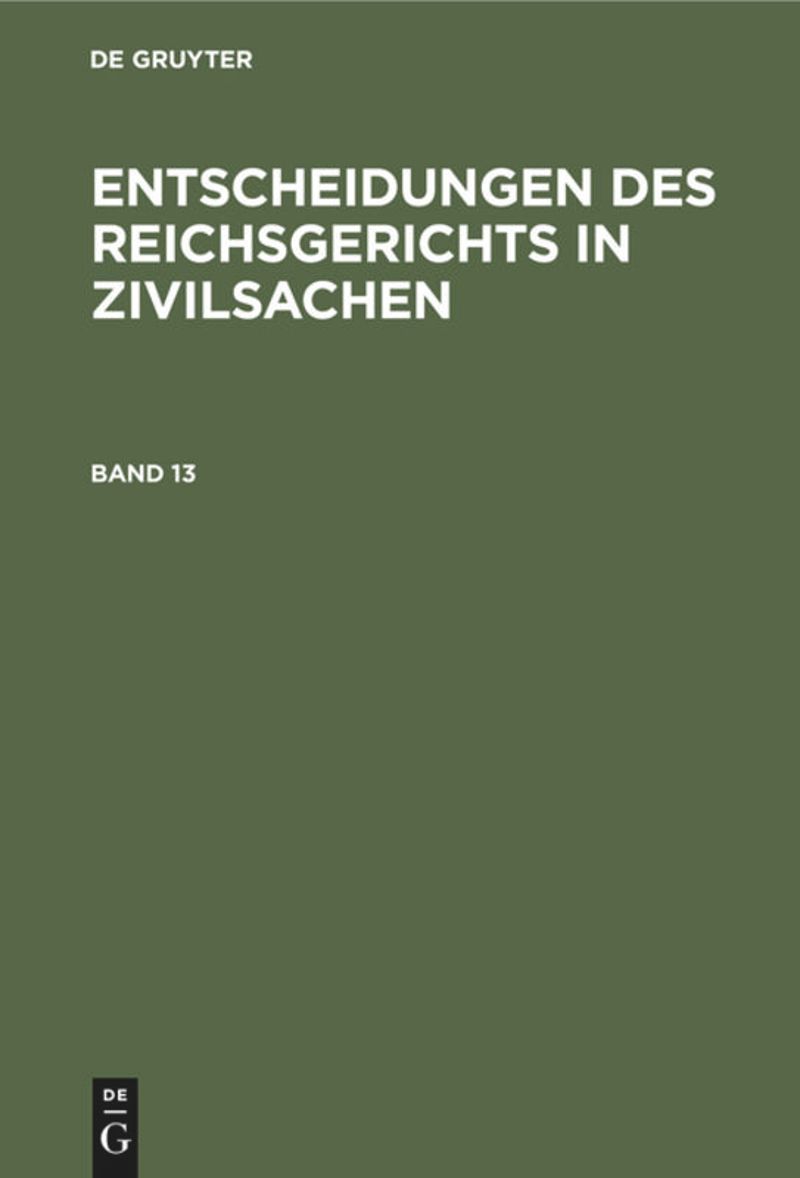 book: Band 13