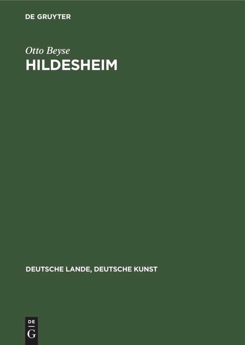 book: Hildesheim