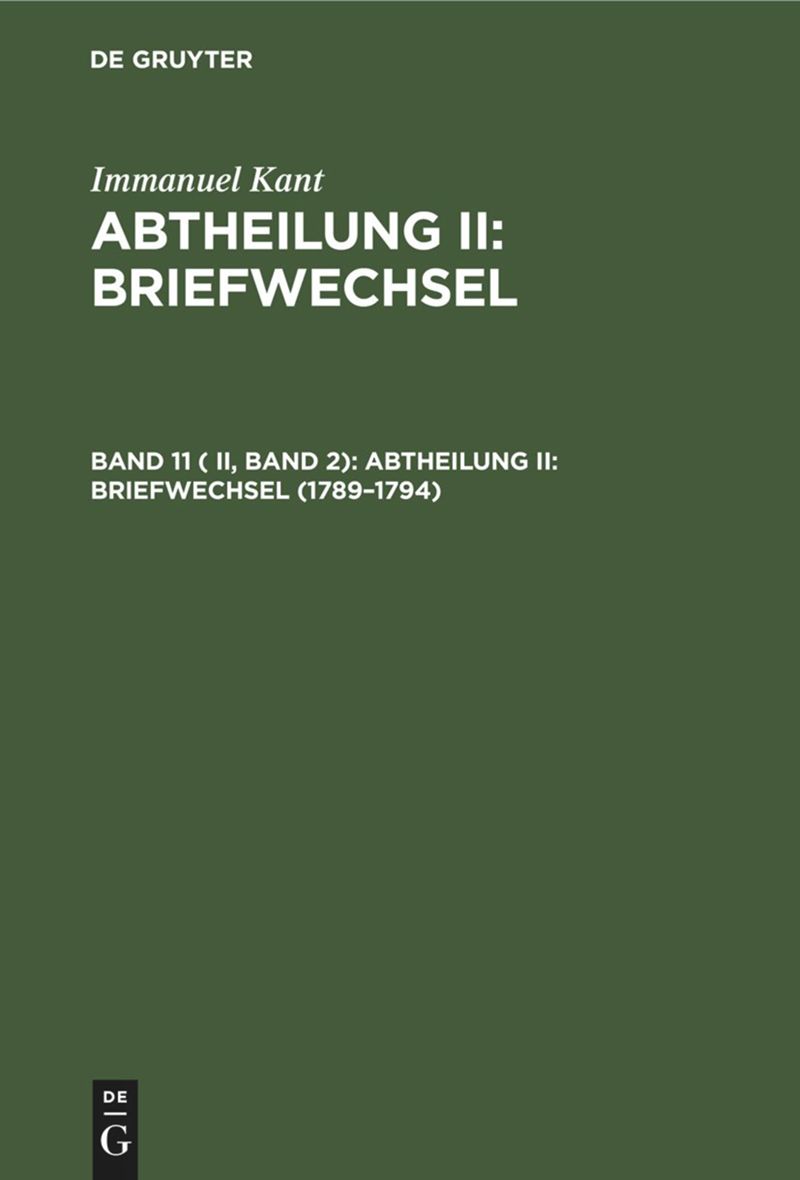 book: Band 11 ( II, Band 2) 1789–1794