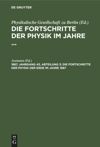 book: 1887, Jahrgang 43, Abteilung 3 Die Fortschritte der Physik der Erde im Jahre 1887