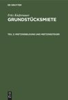 book: Teil 2 Mietzinsbildung und Mietzinssteuer