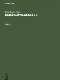 book: Reichszivilgesetze