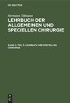 book: Band 2, Teil 2 Lehrbuch der speciellen Chirurgie