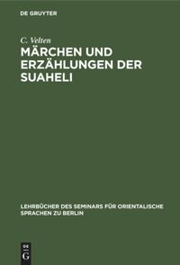 book: Märchen und Erzählungen der Suaheli