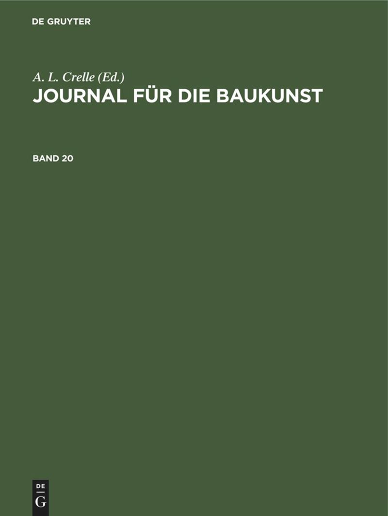 book: Band 20