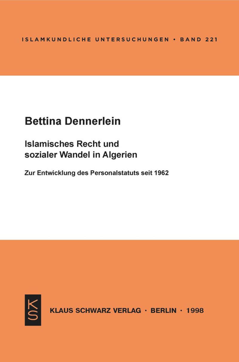 book: Islamisches Recht und sozialer Wandel in Algerien