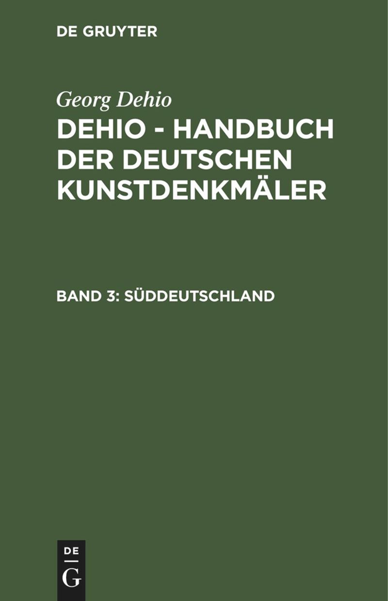 book: Band 3 Süddeutschland