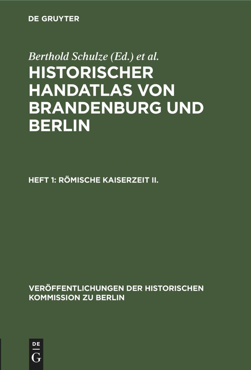 book: Heft 1 Römische Kaiserzeit II