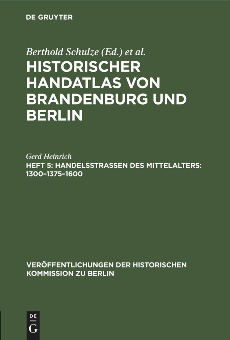book: Heft 5 Handelsstraßen des Mittelalters