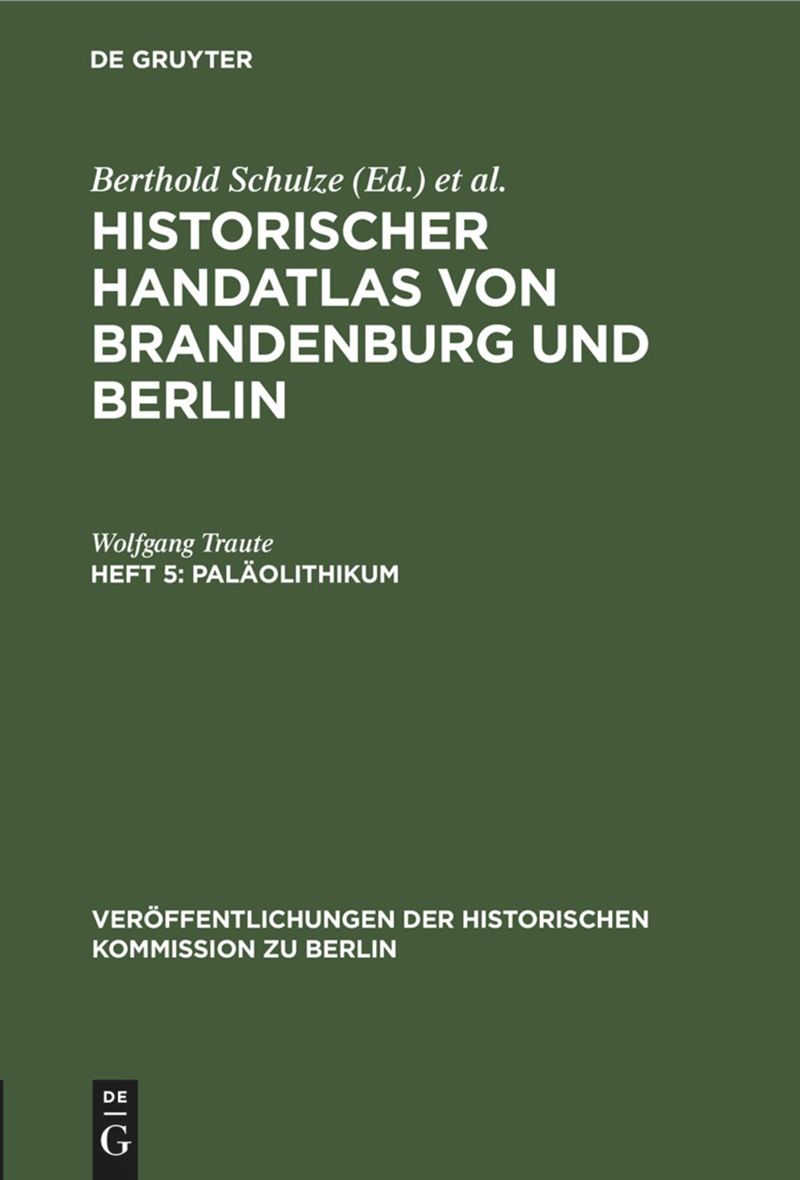 book: Heft 5 Paläolithikum