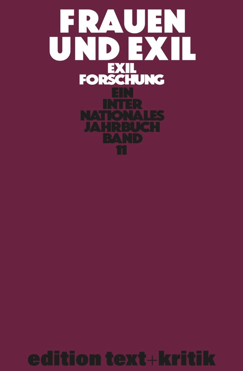 book: Frauen und Exil