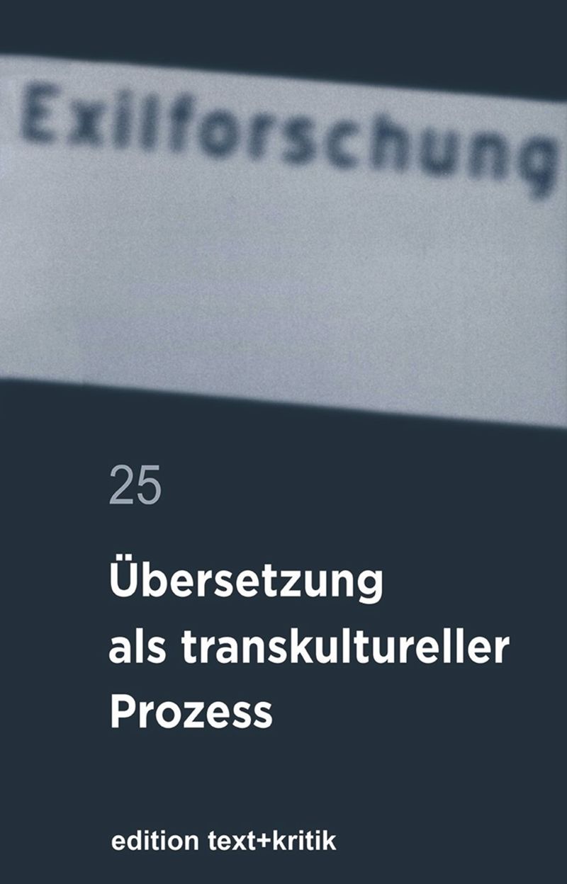 book: Übersetzung als transkultureller Prozess