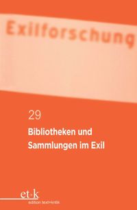book: Bibliotheken und Sammlungen im Exil