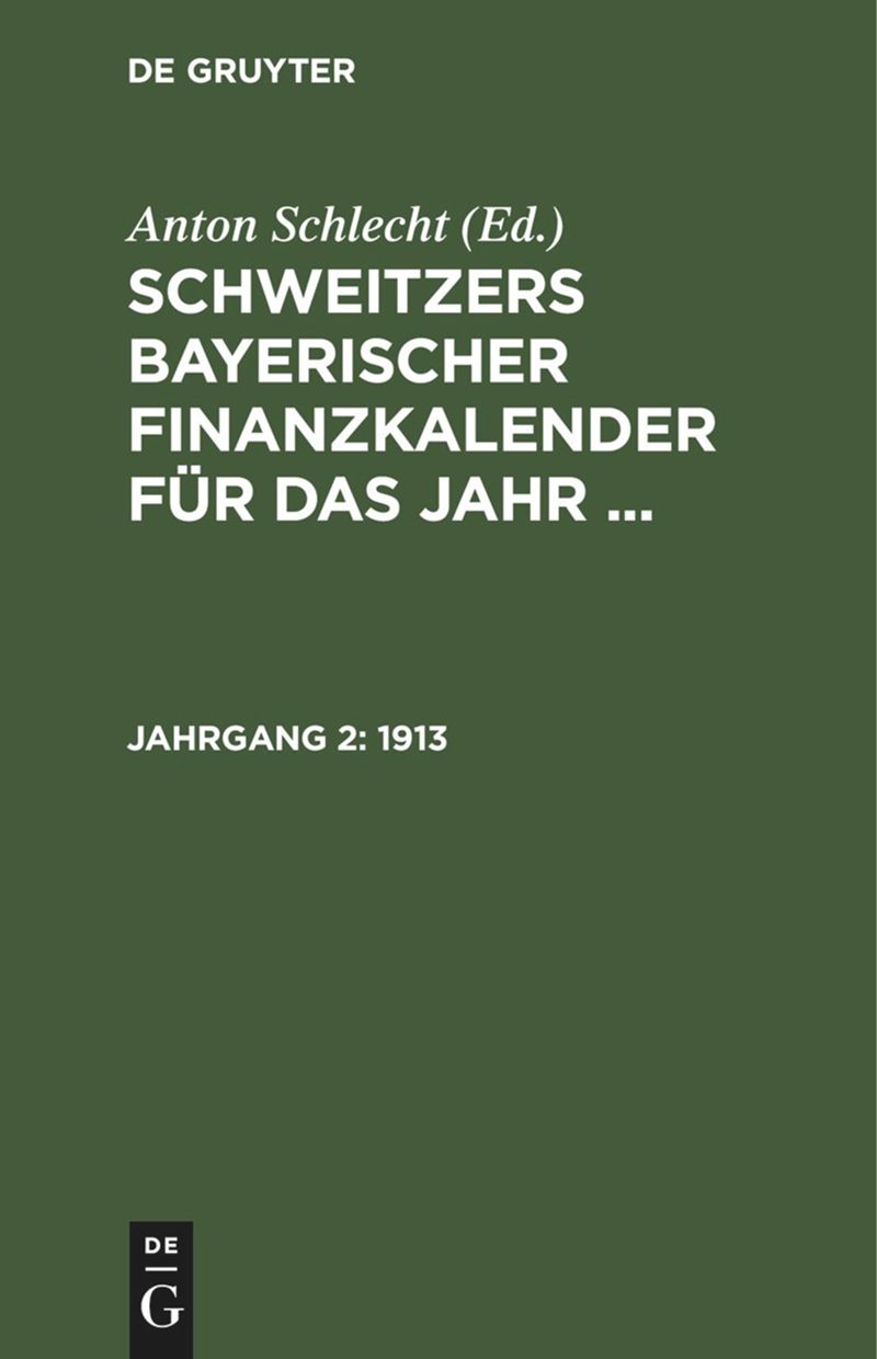 book: Jahrgang 2 1913